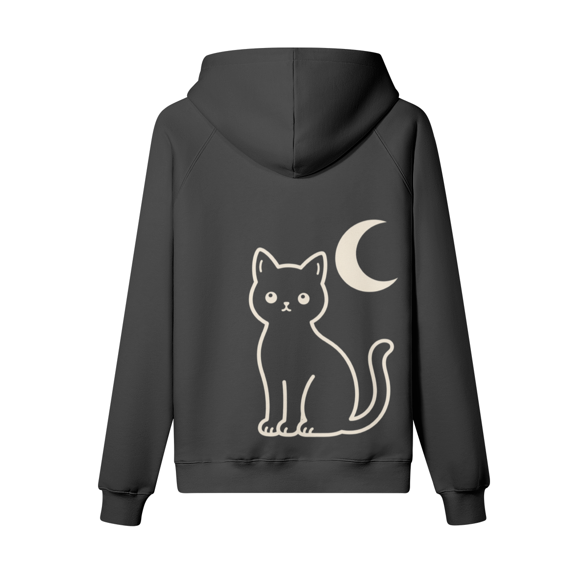Black Cat Heavyweight Hoodie in Black - Staten Island Fits