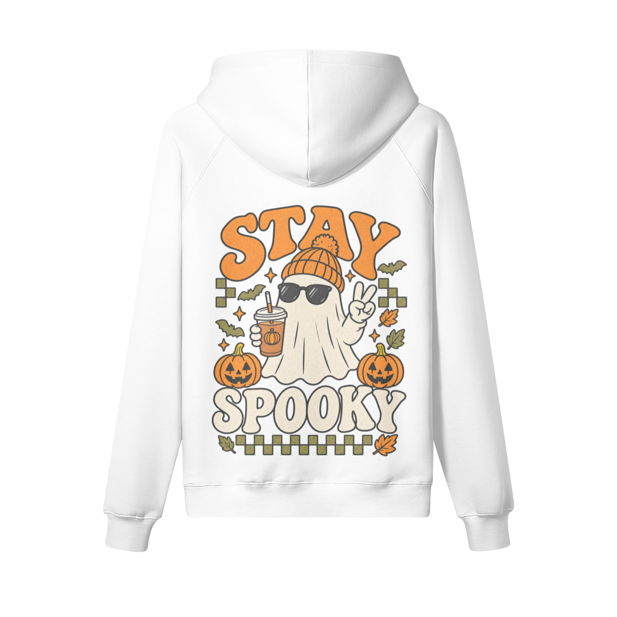 Party Ghost Heavyweight Hoodie in White - Staten Island Fits