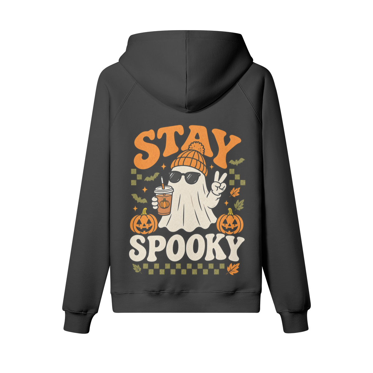 Party Ghost Heavyweight Hoodie in Black - Staten Island Fits