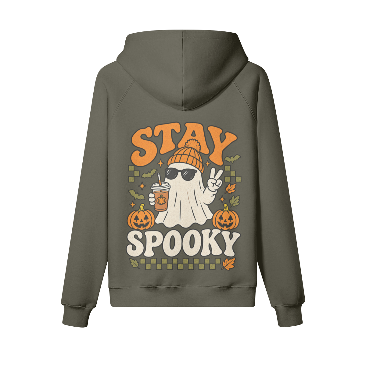 Party Ghost Heavyweight Hoodie in Charcoal Grey - Staten Island Fits