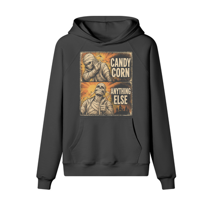 Candy Corn Meme Halloween Hoodie in heavy cotton fleece — view 1 | Staten Island Fits