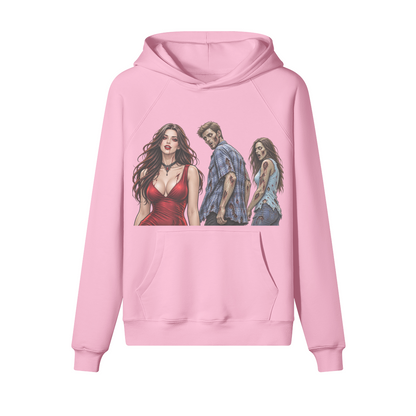 Look Back Meme Halloween Hoodie in heavy cotton fleece — view 7 | Staten Island Fits