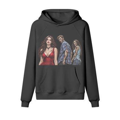Look Back Meme Halloween Hoodie in heavy cotton fleece — view 9 | Staten Island Fits