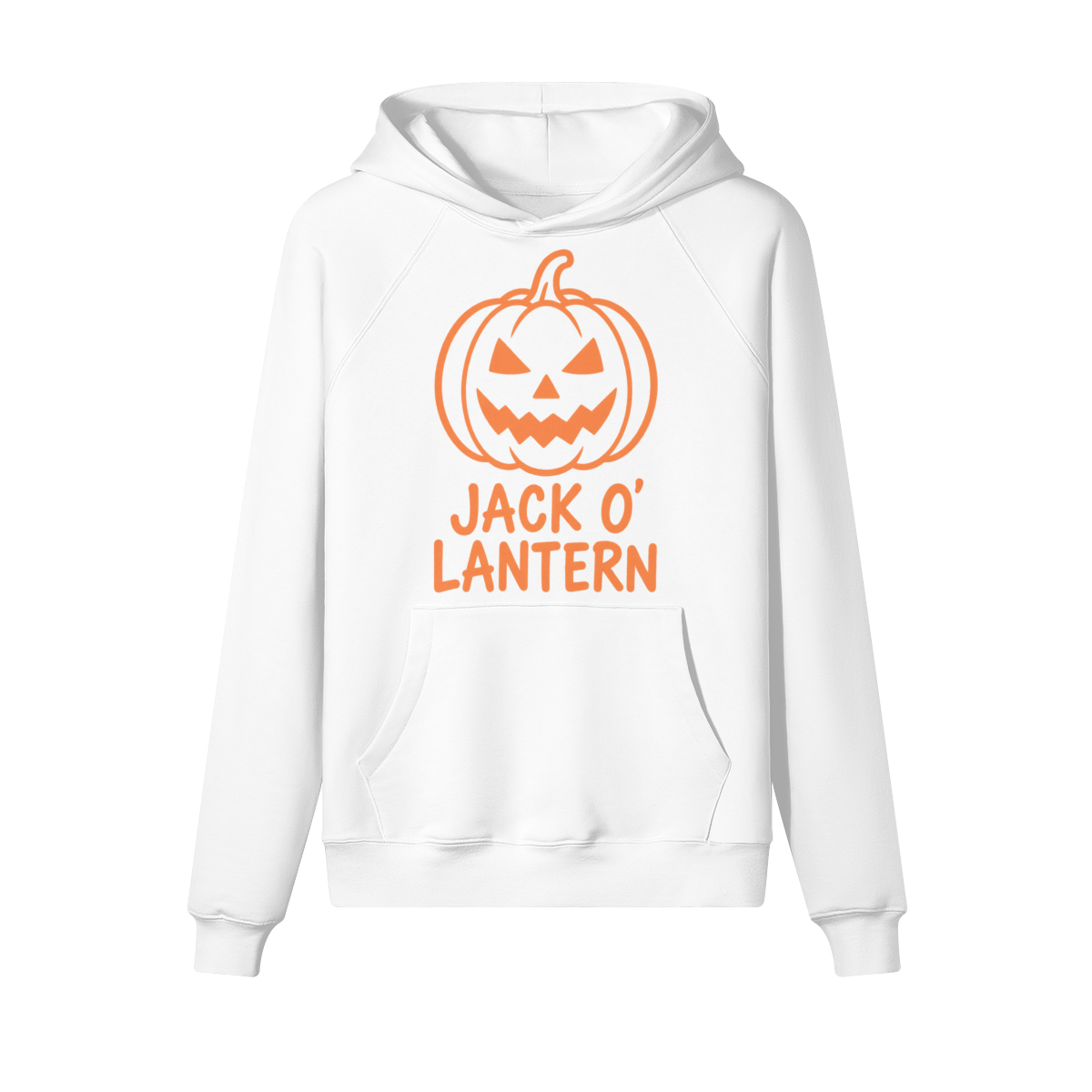 Jack O'Lantern Halloween Hoodie in heavy cotton fleece — view 1 | Staten Island Fits