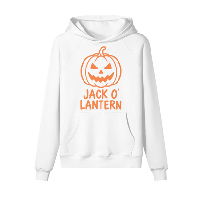 Jack O'Lantern Halloween Hoodie in heavy cotton fleece — view 1 | Staten Island Fits