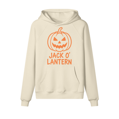 Jack O'Lantern Halloween Hoodie in heavy cotton fleece — view 11 | Staten Island Fits