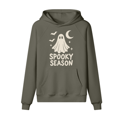 Spooky Season Halloween Hoodie in heavy cotton fleece — view 2 | Staten Island Fits