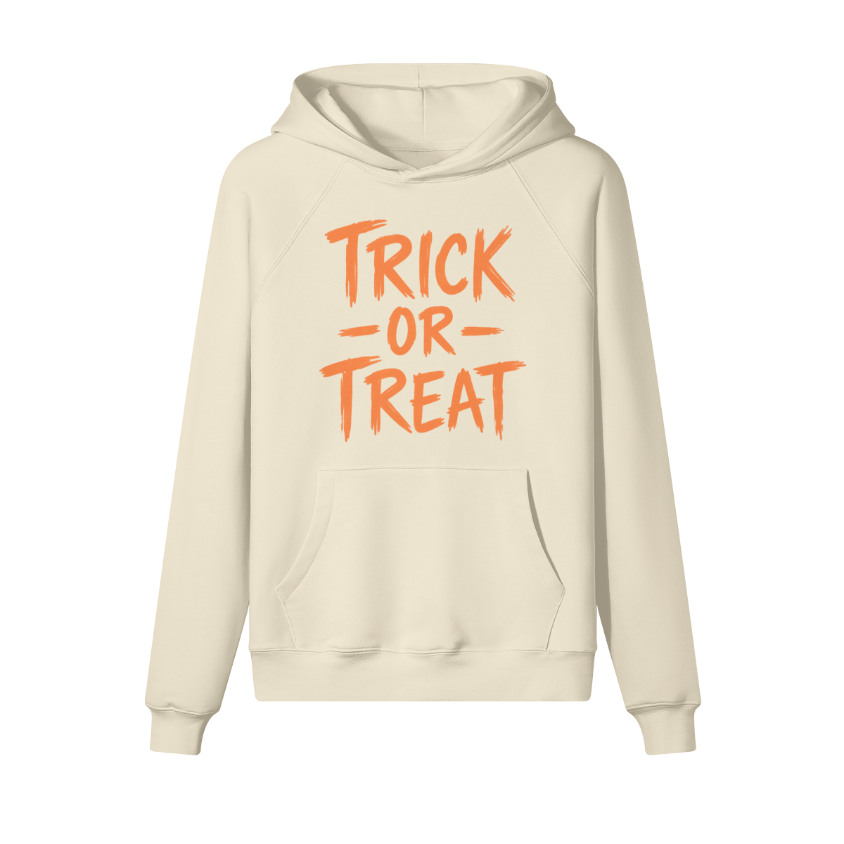 Trick or Treat Halloween Hoodie in heavy cotton fleece — view 3 | Staten Island Fits