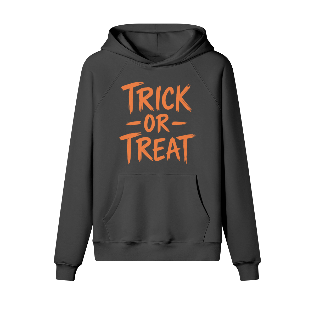 Trick or Treat Halloween Hoodie in heavy cotton fleece — view 2 | Staten Island Fits