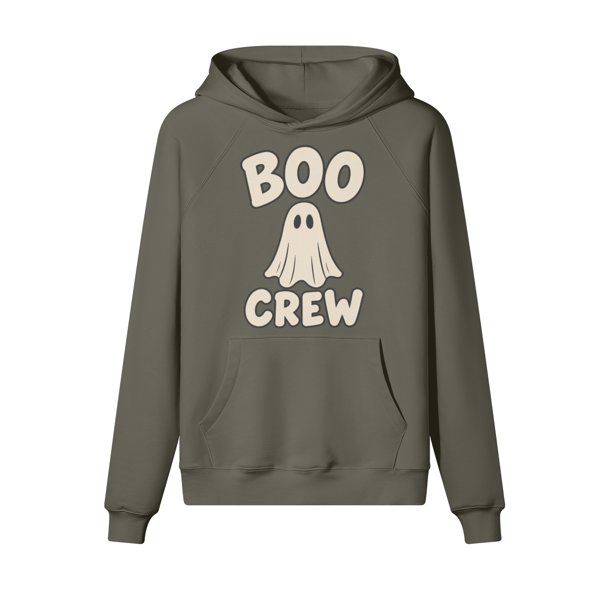 Boo Crew Halloween Hoodie in heavy cotton fleece — view 4 | Staten Island Fits