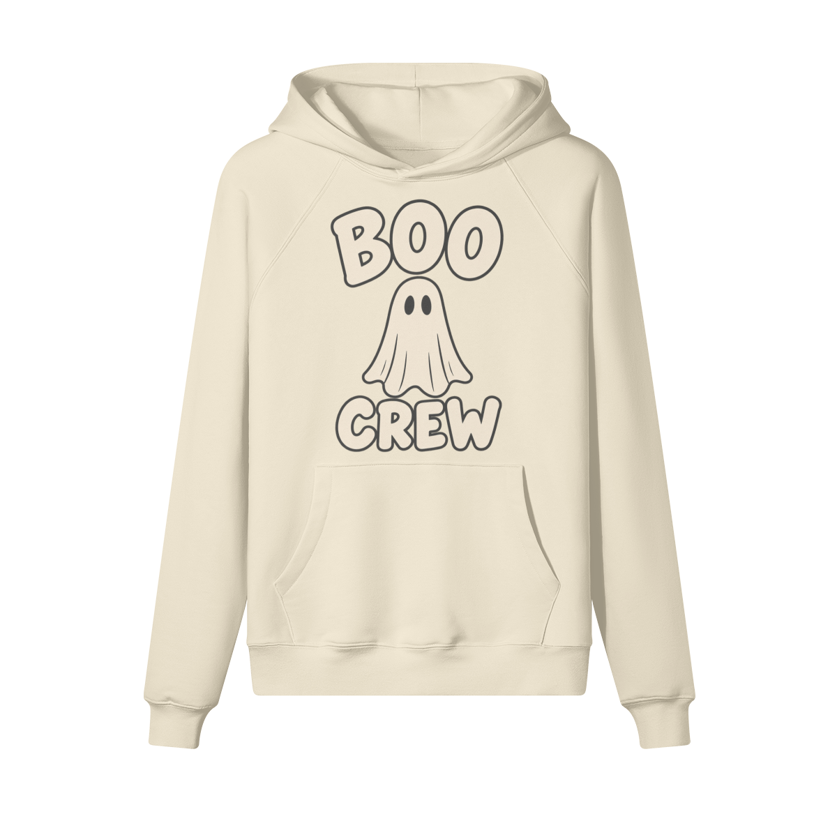 Boo Crew Halloween Hoodie in heavy cotton fleece — view 3 | Staten Island Fits