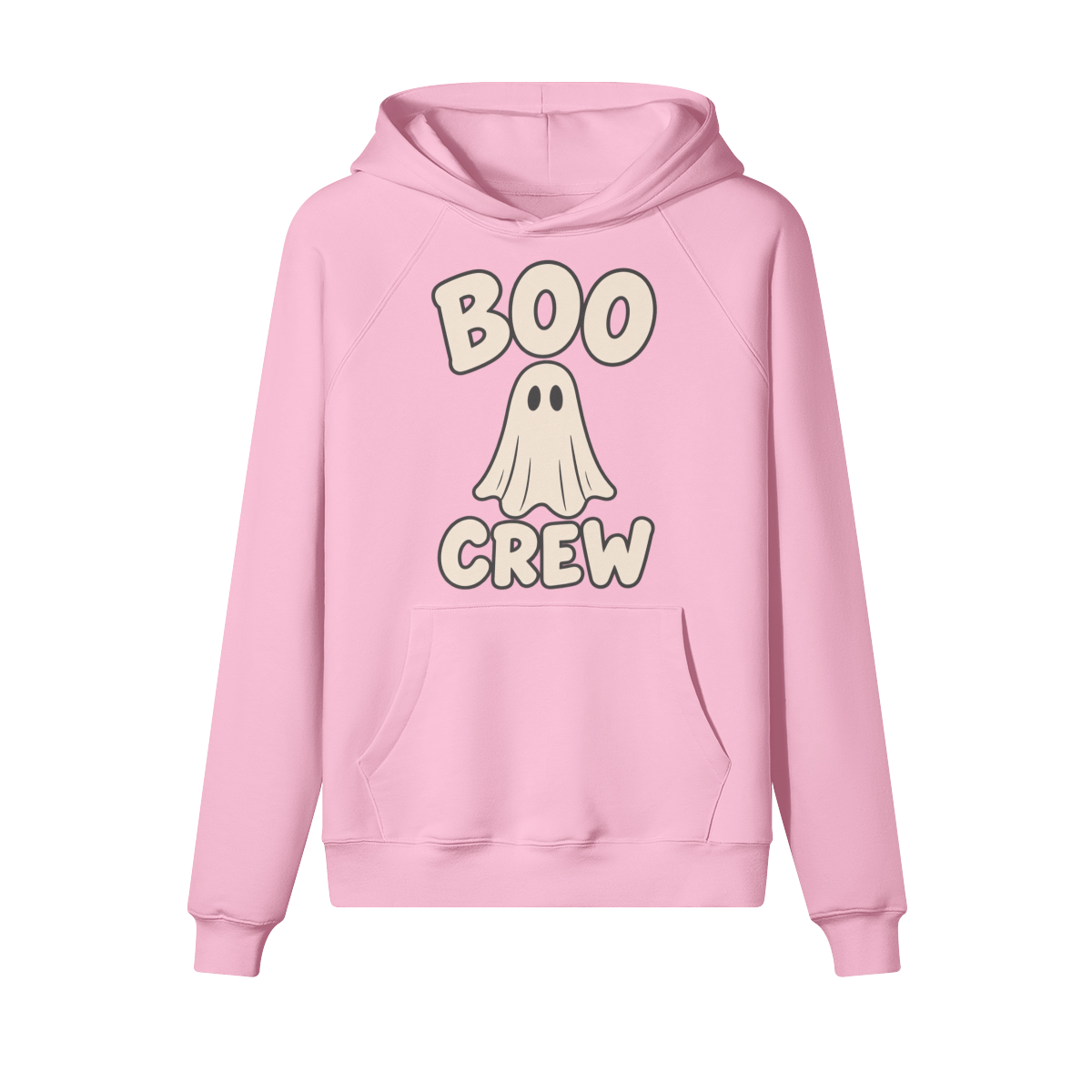Boo Crew Halloween Hoodie in heavy cotton fleece — view 7 | Staten Island Fits