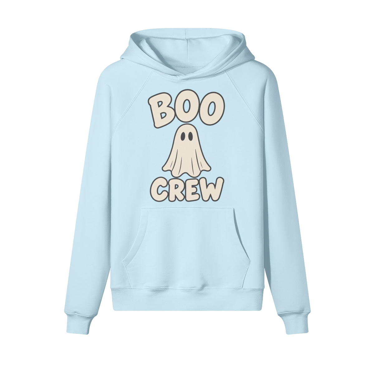 Boo Crew Halloween Hoodie in heavy cotton fleece — view 6 | Staten Island Fits