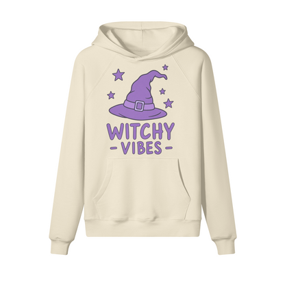 Witchy Vibes Halloween Hoodie in heavy cotton fleece — view 11 | Staten Island Fits