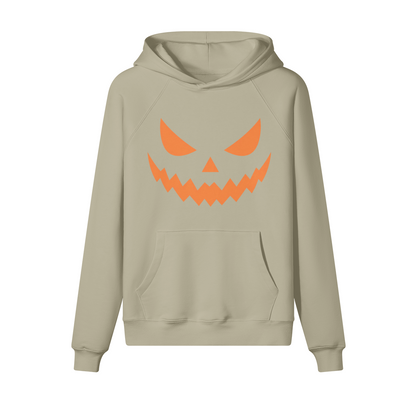 Creepy Smile Halloween Hoodie in heavy cotton fleece — view 13 | Staten Island Fits
