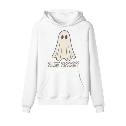 Stay Spooky Halloween Hoodie in heavy cotton fleece — view 1 | Staten Island Fits