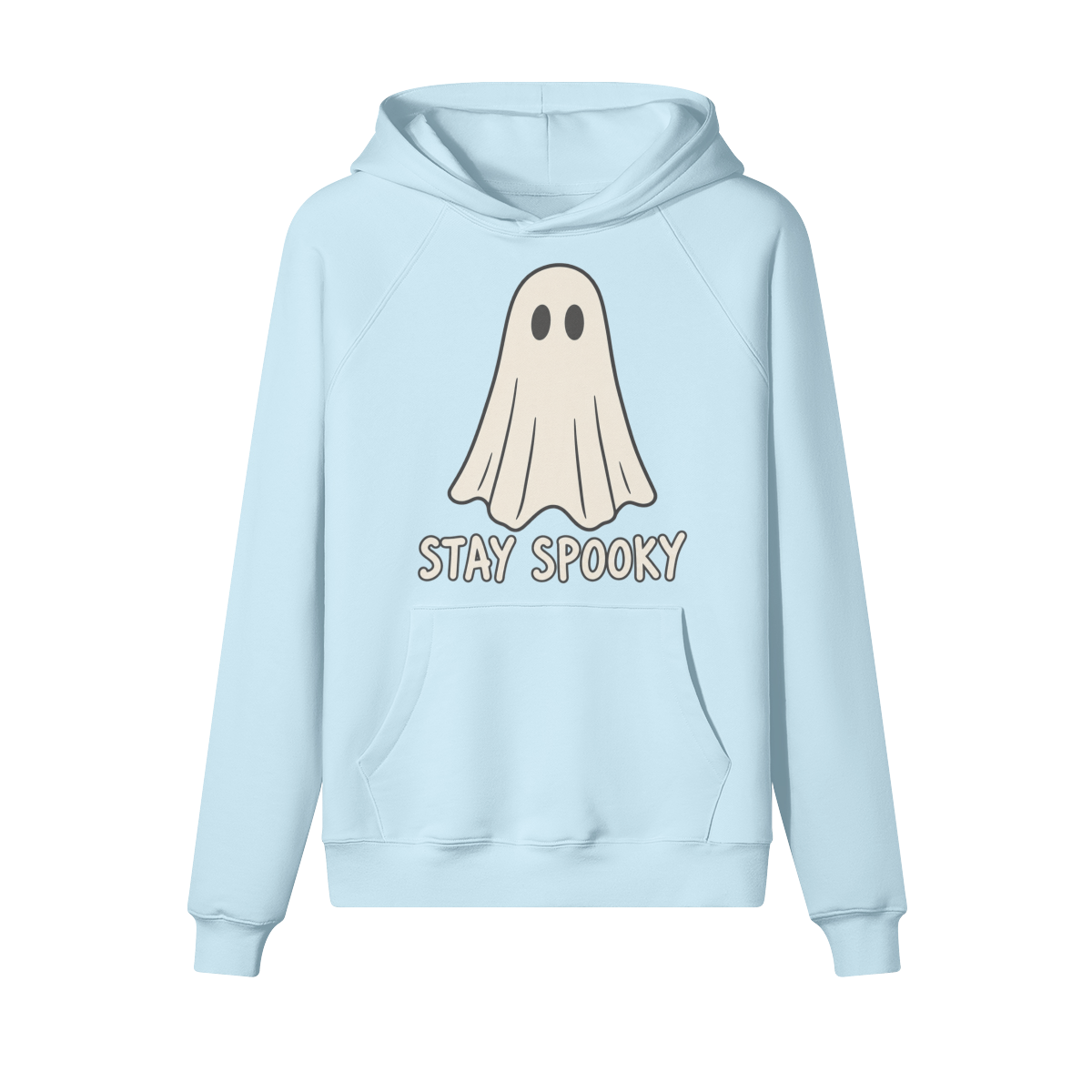 Stay Spooky Halloween Hoodie in heavy cotton fleece — view 6 | Staten Island Fits