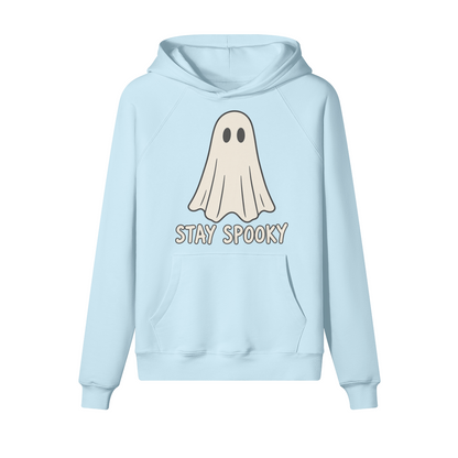 Stay Spooky Halloween Hoodie in heavy cotton fleece — view 6 | Staten Island Fits