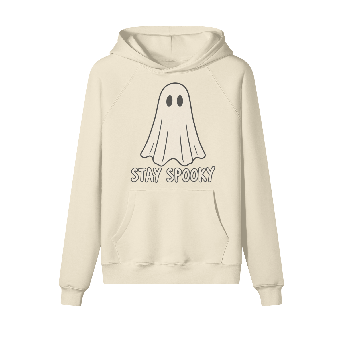 Stay Spooky Halloween Hoodie in heavy cotton fleece — view 3 | Staten Island Fits