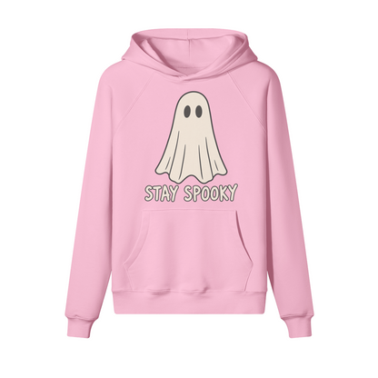 Stay Spooky Halloween Hoodie in heavy cotton fleece — view 7 | Staten Island Fits