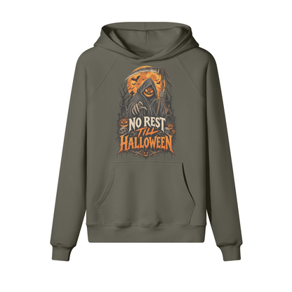 No Sleep Halloween Hoodie in heavy cotton fleece — view 12 | Staten Island Fits