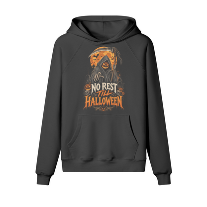 No Sleep Halloween Hoodie in heavy cotton fleece — view 1 | Staten Island Fits