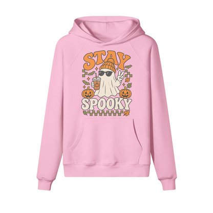 Party Ghost Halloween Hoodie in heavy cotton fleece — view 15 | Staten Island Fits