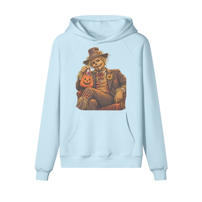 Scarecrow Halloween Hoodie in heavy cotton fleece — view 14 | Staten Island Fits