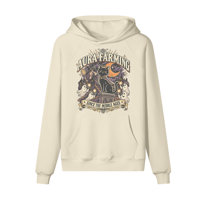 Aura Farming Halloween Hoodie in heavy cotton fleece — view 3 | Staten Island Fits