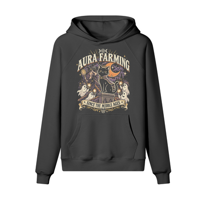 Aura Farming Halloween Hoodie in heavy cotton fleece — view 10 | Staten Island Fits