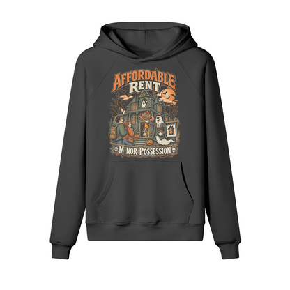 Minor Possession Halloween Hoodie in heavy cotton fleece — view 2 | Staten Island Fits