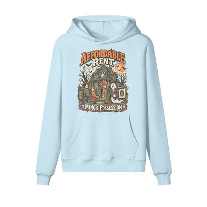 Minor Possession Halloween Hoodie in heavy cotton fleece — view 6 | Staten Island Fits