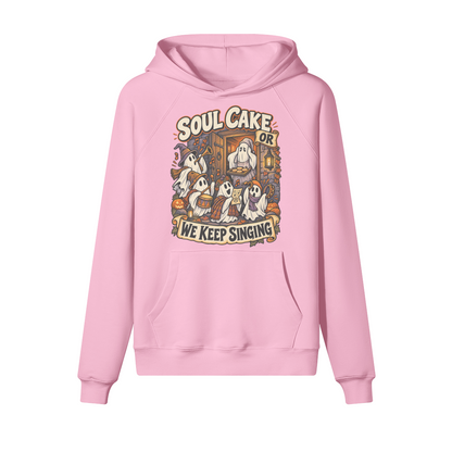 Soul Cake Halloween Hoodie in heavy cotton fleece — view 7 | Staten Island Fits