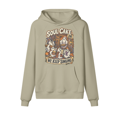 Soul Cake Halloween Hoodie in heavy cotton fleece — view 5 | Staten Island Fits