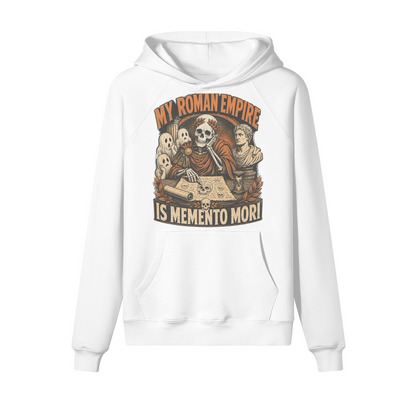 Momento Mori Halloween Hoodie in heavy cotton fleece — view 9 | Staten Island Fits
