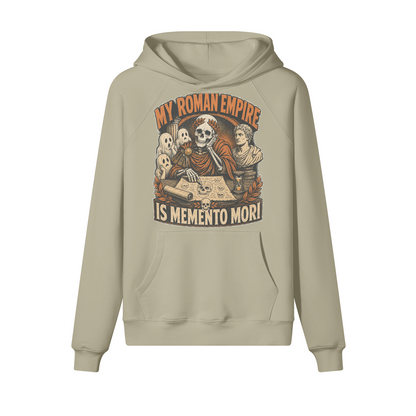 Momento Mori Halloween Hoodie in heavy cotton fleece — view 13 | Staten Island Fits