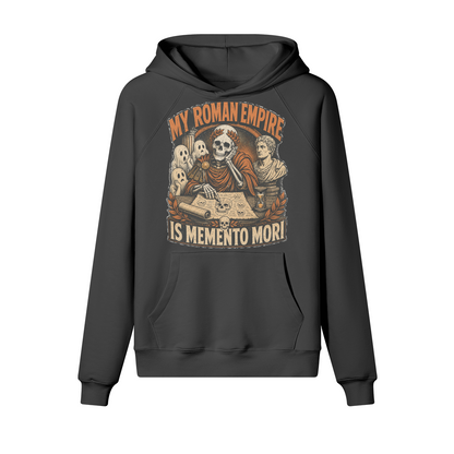 Momento Mori Halloween Hoodie in heavy cotton fleece — view 10 | Staten Island Fits