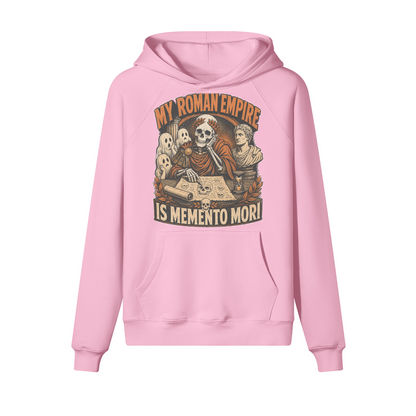 Momento Mori Halloween Hoodie in heavy cotton fleece — view 7 | Staten Island Fits