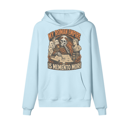 Momento Mori Halloween Hoodie in heavy cotton fleece — view 14 | Staten Island Fits